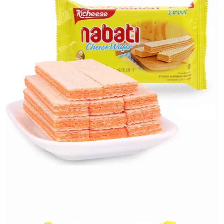 [Mua nhiều hỗ trợ giảm giá] Bánh xốp Nabati gói nhỏ 52g với 2 mùi (Phô mai va sô cô la)