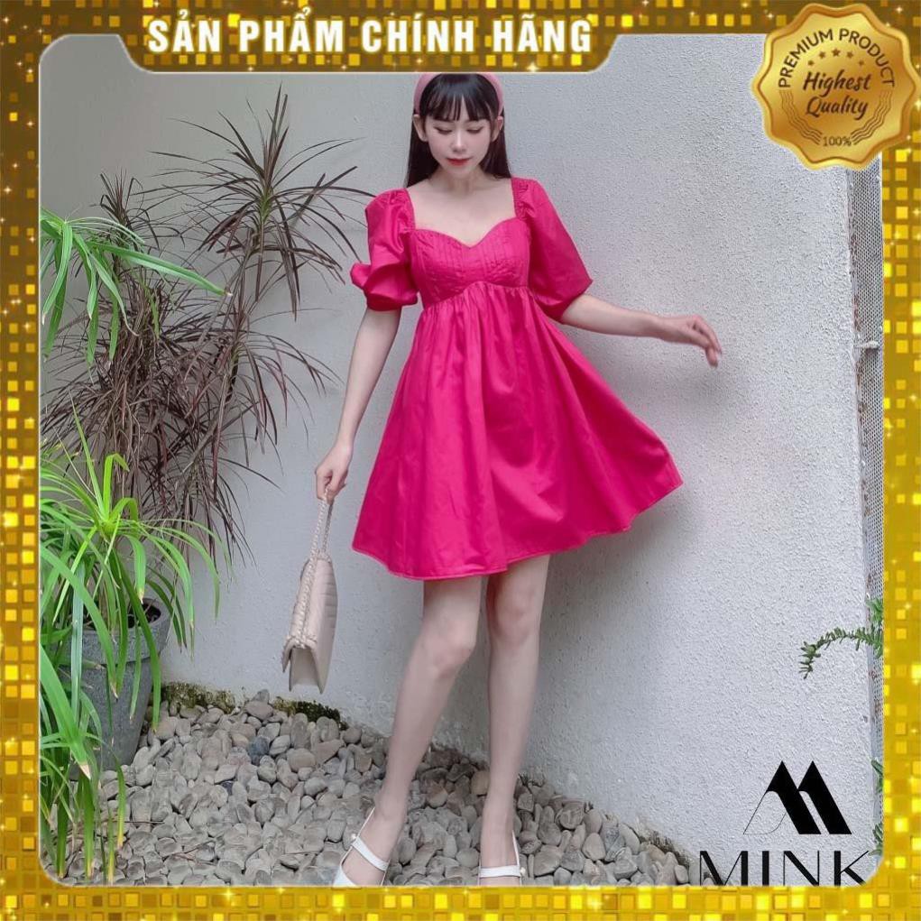 [MÃ XIA FREEHIP] ĐẦM XẾP LY NGỰC - Chất Liệu Kaki Thun Nhập Khẩu - 3 màu Trắng/ Nude/ Hồng [HÀNG THIẾT KẾ] | BigBuy360 - bigbuy360.vn