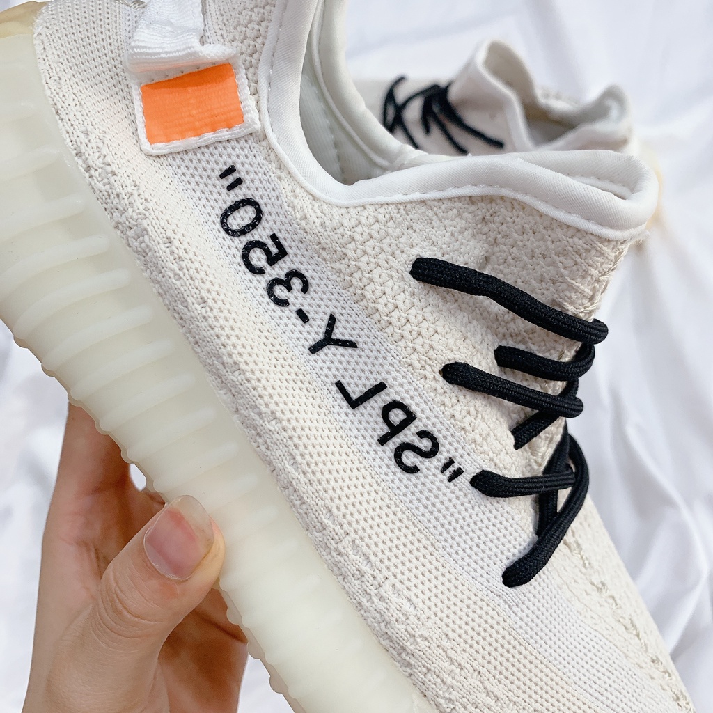 Giày Thể Thao Nữ YZ 350 Off White Kem