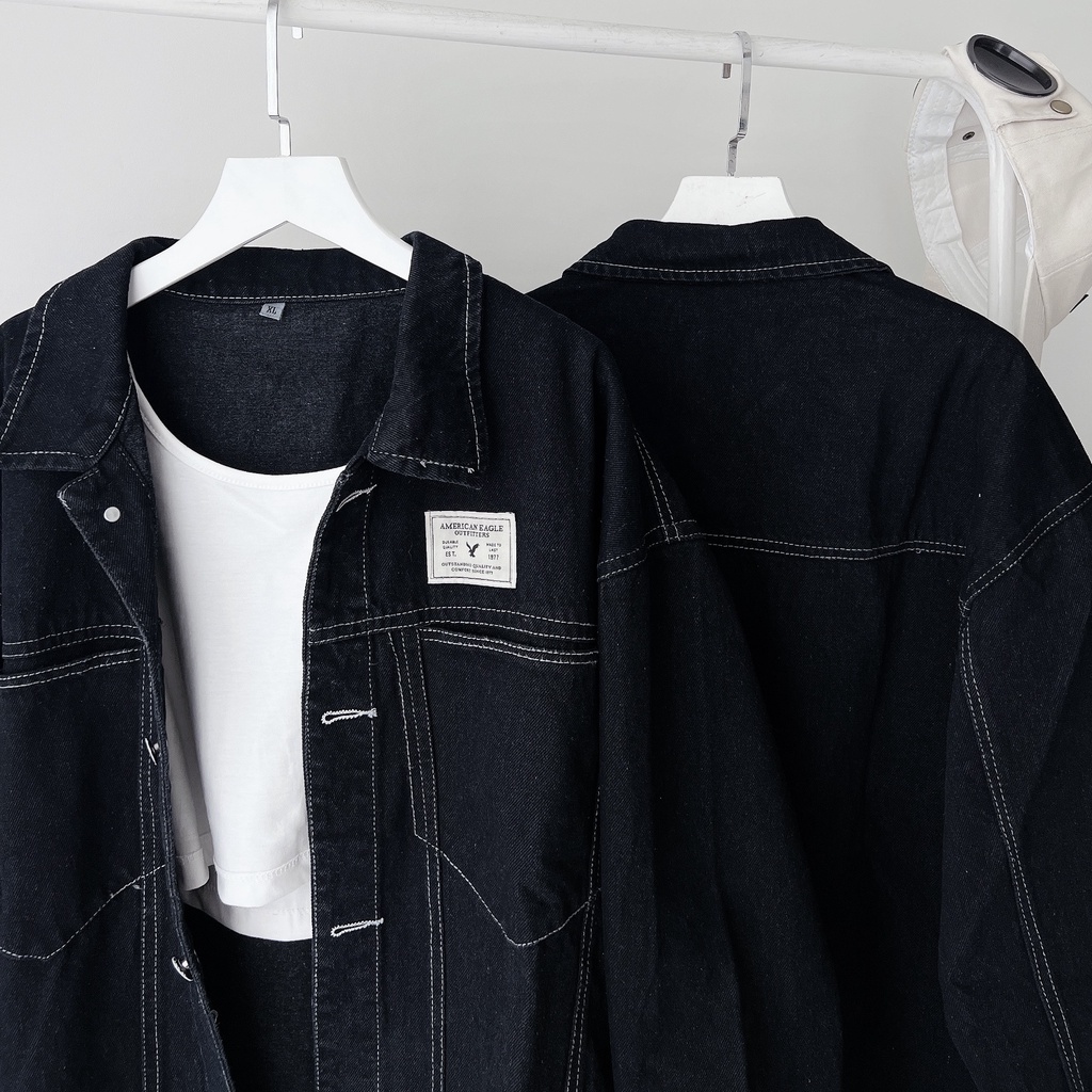 Áo khoác Jacket Jean tag American ( ảnh thật 100%)