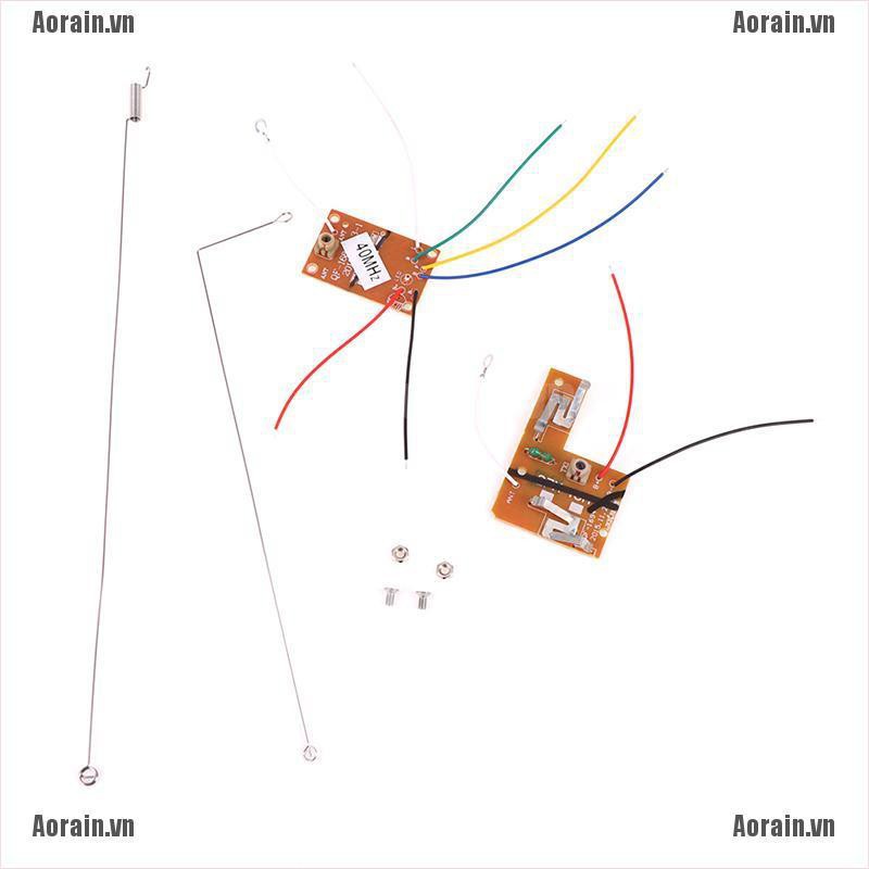 Bộ bảng thu phát 4CH 40MHZ kèm anten tiện dụng cho đồ chơi điều khiển từ xa