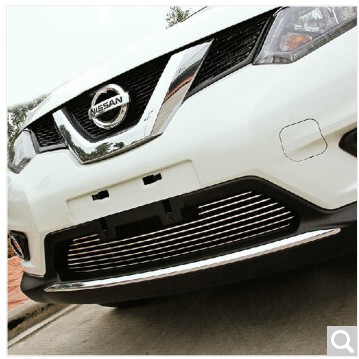 Lưới cản trước nissan x-trail, Trang trí cản trước inox nissan xtrail.
