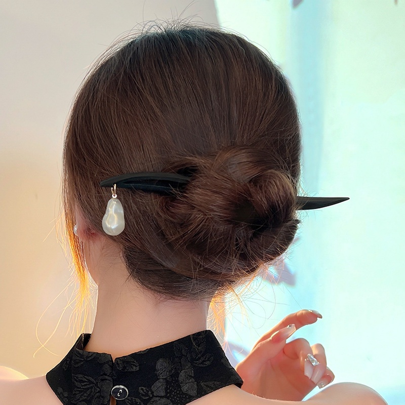 Trâm Cài Tóc Gỗ Thiết Kế Đơn Giản Thời Trang Cho Nữ