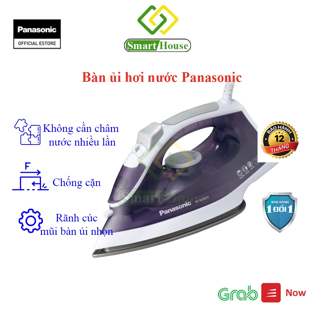 NI-M300TVRA - Bàn ủi hơi nước Panasonic NI-M300TVRA - Hàng chính hãng - Smart House