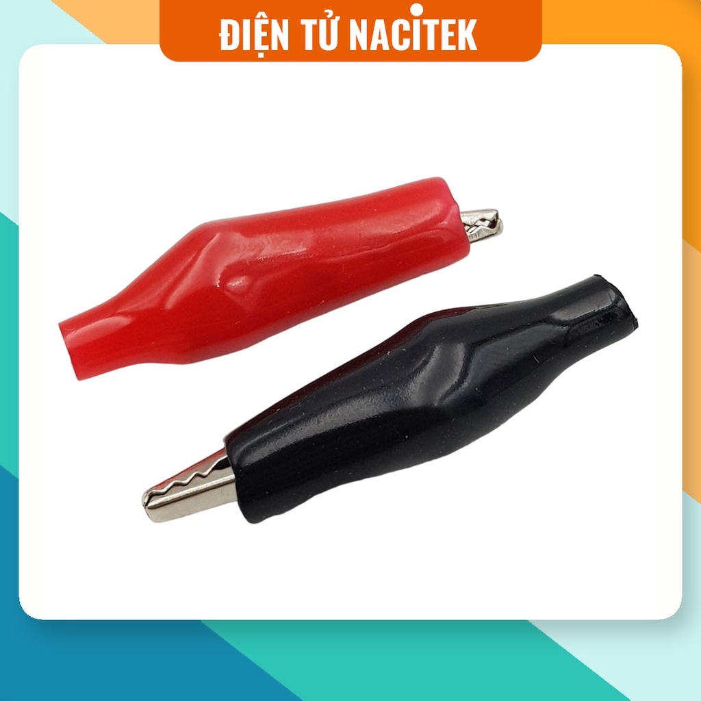 Kẹp cá sấu mini cấp nguồn kiểm tra linh kiện