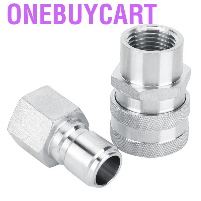 Đầu nối G1/2in tháo lắp nhanh chất liệu inox tiện dụng