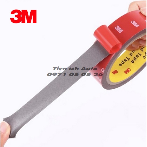 Cuộn băng dính 2 mặt 3M cường lực siêu dính | tienich_auto