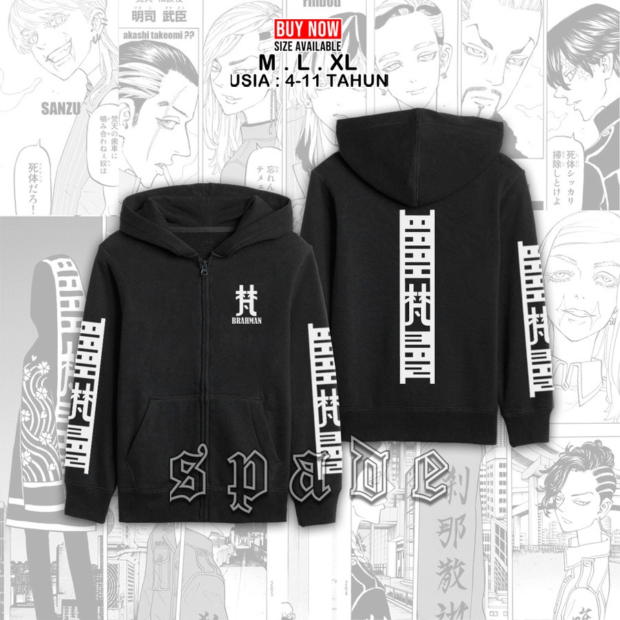 Mẫu áo Khoác in hình Brahman Gang Tokyo Revengers 2 độc đẹp giá siêu rẻ