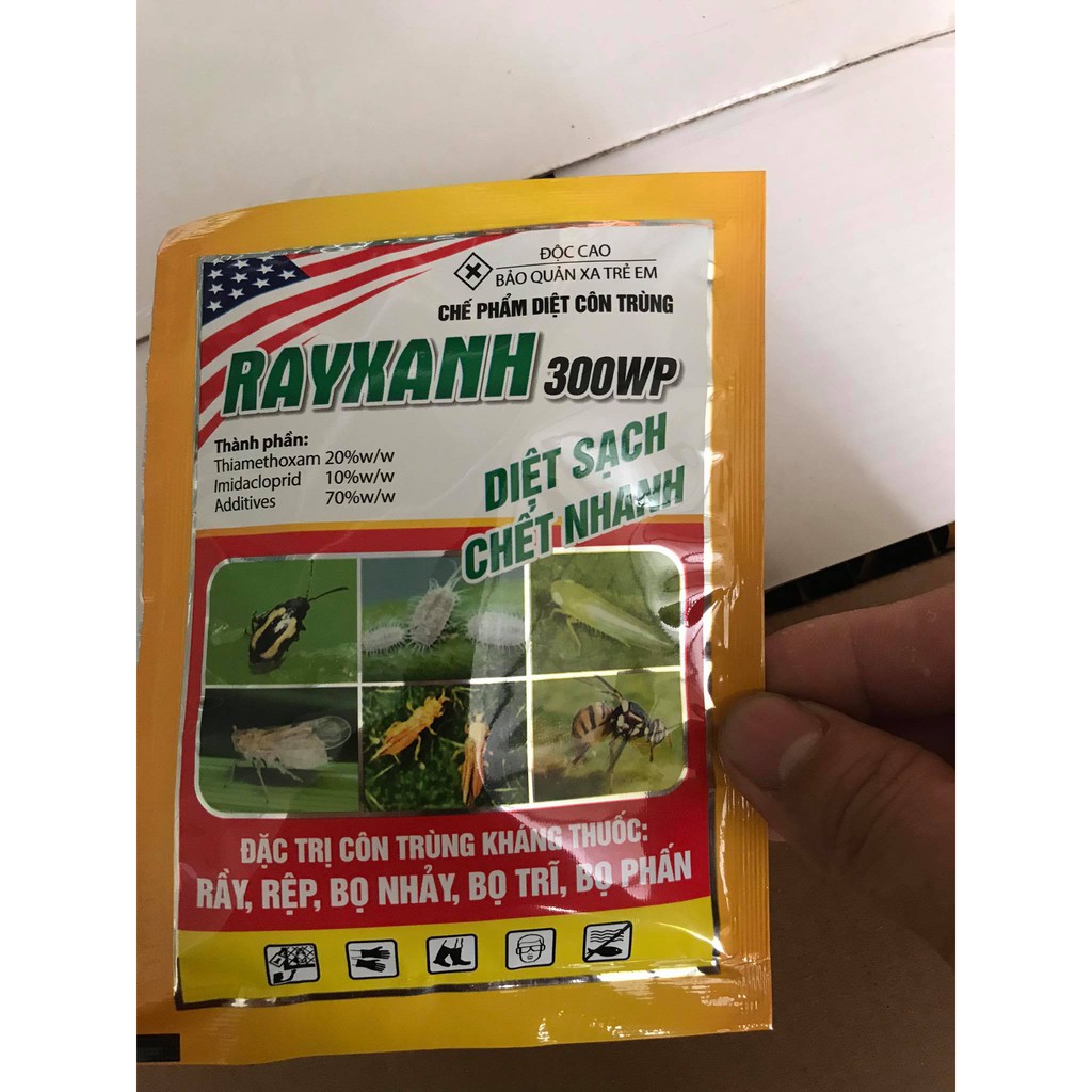 Chế phẩm diệt côn trùng RAYXANH 300WP (15g)