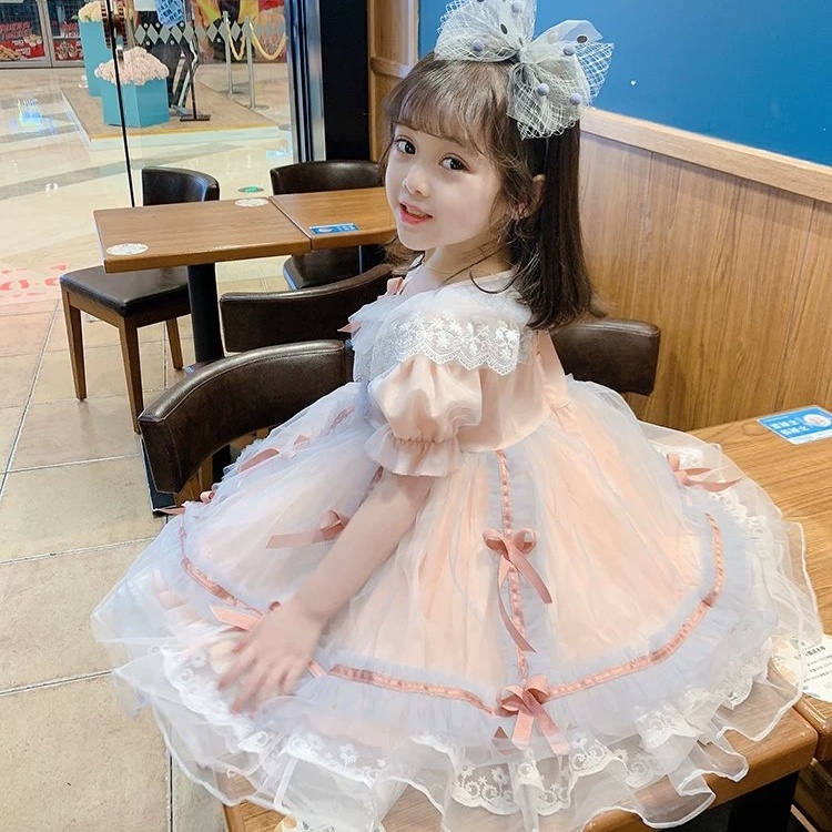 Đầm Công Chúa Phong Cách Lolita Thời Trang Mùa Hè Mới Cho Bé Gái