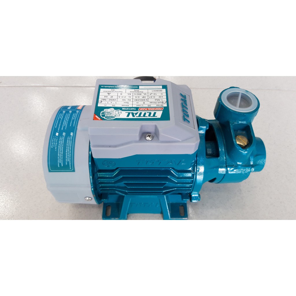 MÁY BƠM NƯỚC 0.5HP TOTAL (MÃ HÀNG CŨ: TWP13701) ( MÃ HÀNG MỚI: TWP13706)