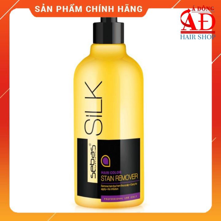 [Siêu rẻ] Nước chùi màu nhuộm dính da đầu Sebas Silk Stain Remover 300ml