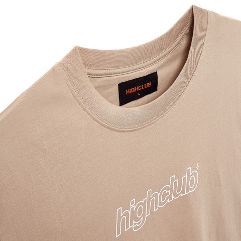 Áo thun Highclub Basic Unique Tee - Beige/Brown/Blue Steel | BigBuy360 - bigbuy360.vn