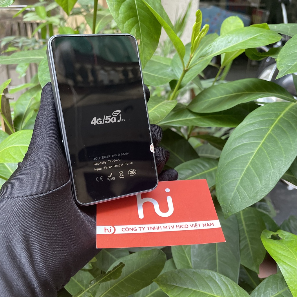 Bộ Phát Wifi 4G 2 Sim Glocalme G2 Pro - Dung Lượng Pin 7200 Mah Kiêm sạc pin dự phòng - Màn Hình Cảm Ứng