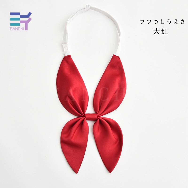 Sanchi Hàng Có Sẵn Khăn Quàng Cổ Đồng Phục Học Sinh Hình Tam Giác Thắt Nơ Màu Trơn Chuyên Nghiệp