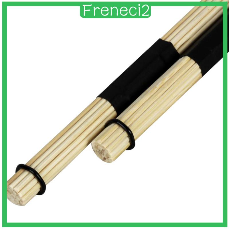 [FRENECI2] 2 Pieces Drumsticks Percussion Sticks Drum Accessories 19 Fine Round Wooden