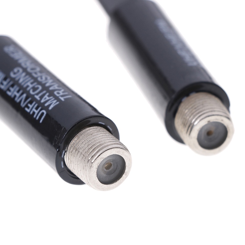 Set 2 Bộ Chuyển Đổi Ăng Ten Tv F 75-300 Ohm Uhf / Vhf / Fm / Newwellknown 0610 | BigBuy360 - bigbuy360.vn