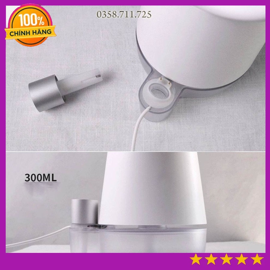 Máy phun sương ion âm trung hòa bụi không khí, máy xông tinh dầu có đèn ngủ hiện đại