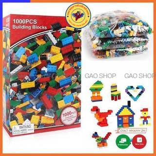 Bộ đồ chơi xếp hình 1000 chi tiết - Bộ lắp ghép LEGO Xếp Hình Khối Cho bé thỏa sức sáng tạo và phát triển trí não