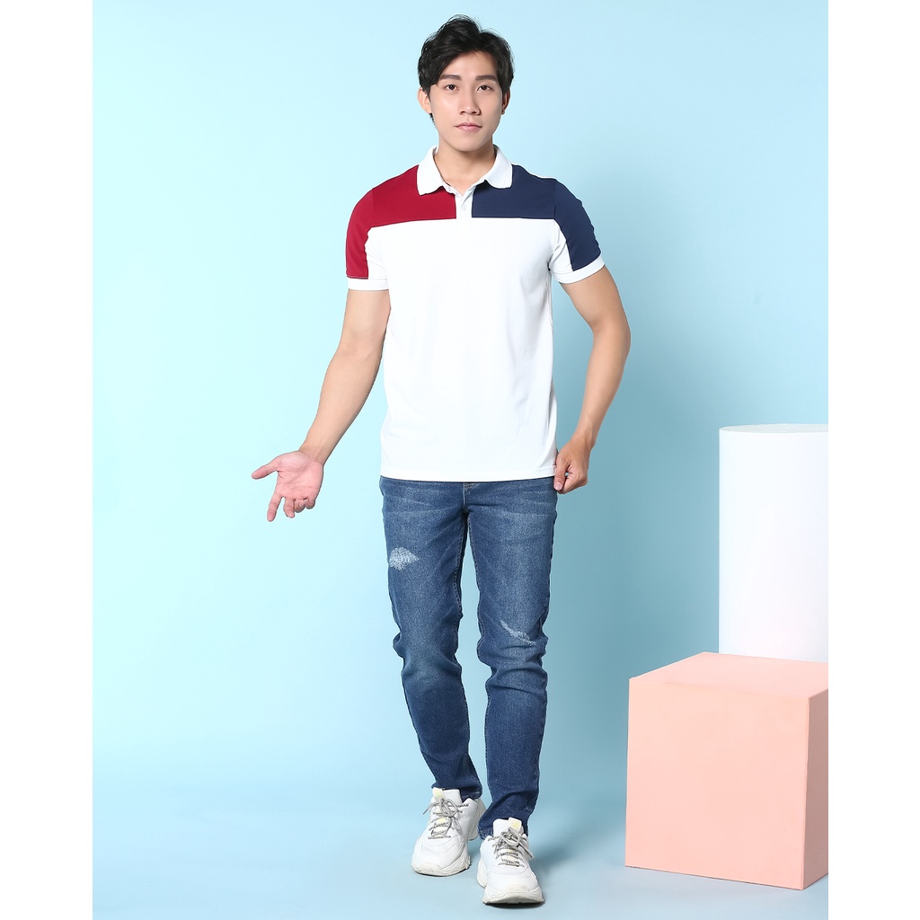 Quần Jean nam wash rách Slim AVAFashion TTDE