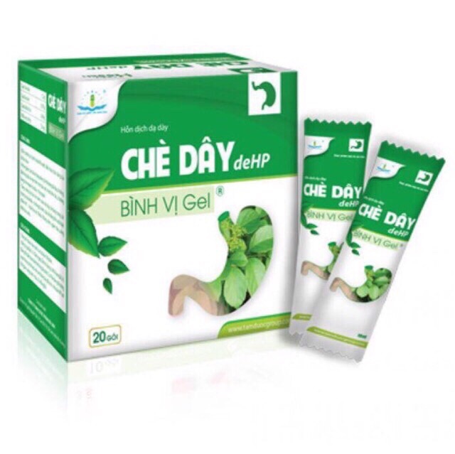 Chè dây deHP Bình Vị Gel (viêm dạ dày ,tá tràng, đại tràng cấp và mãn tính...)