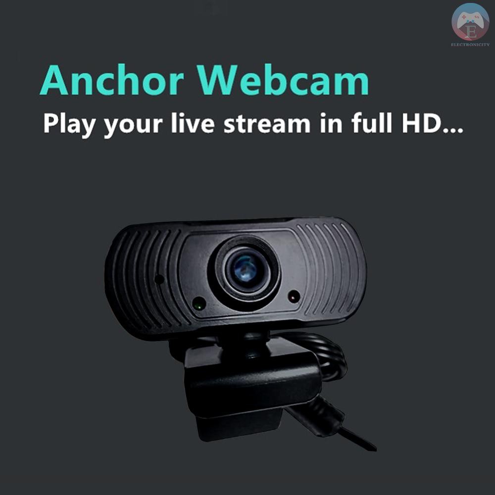 Ê Web Camera 1920*1080P FHD Webcam Wide Angle Drive-free With Mic Online Education Remote Video Call Camera PC Laptop Computer Monitor Camera