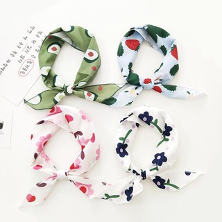 Khăn turban tam giác chiffon họa tiết trẻ trung size 85x32cm - Mã CHTG02