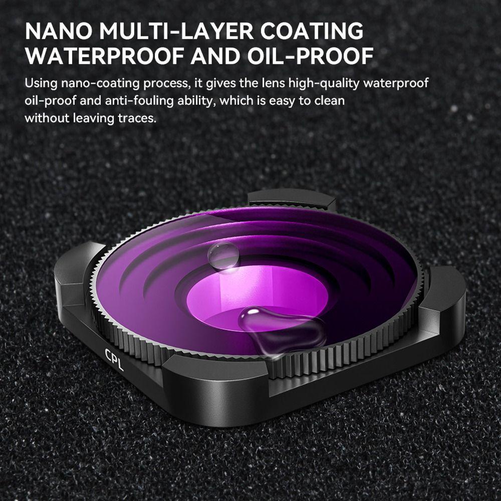 Kính Lọc CPL ND8 ND16 ND32 ND64 Hợp Kim Nhôm Cho Camera GoPro Hero 11 / 10 / 9