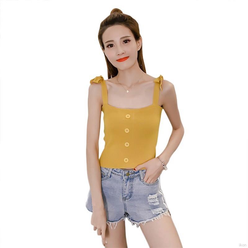 Áo hai dây phong cách Hàn Quốc cho nữ