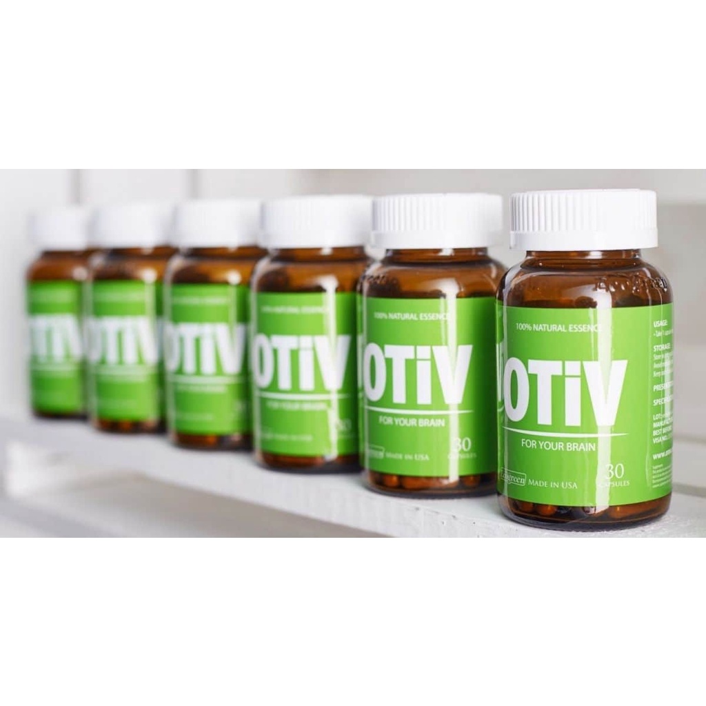 Otiv Bổ não hộp 30 viên dưỡng não - Có tem tích điểm - Tuần hoàn não từ thảo dược, hoạt huyết dưỡng não