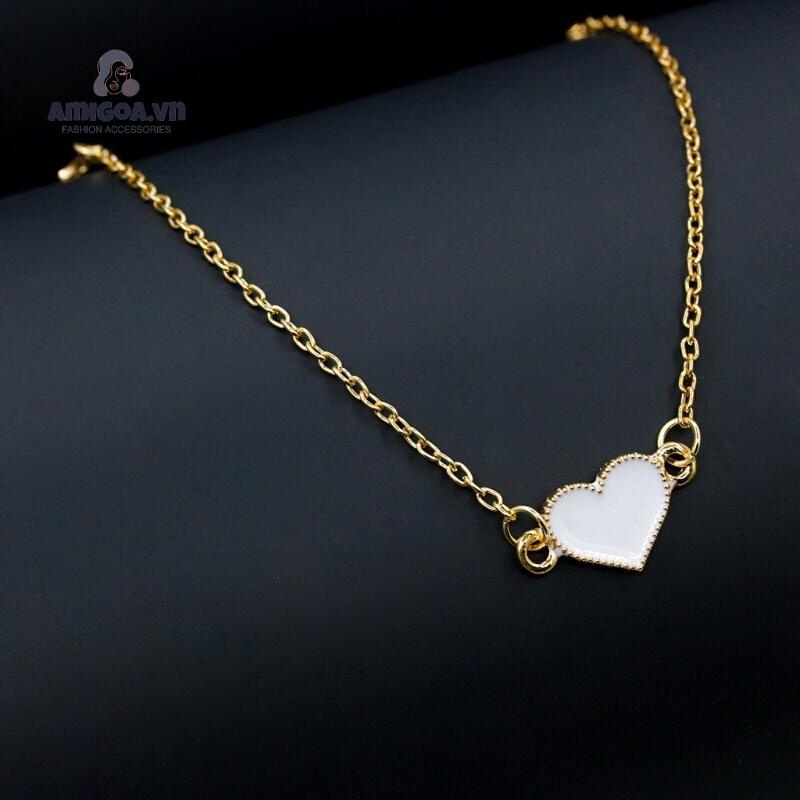 Vòng Đeo Tay Họa Tiết Cỏ Bốn Lá/Trái Tim/Lá