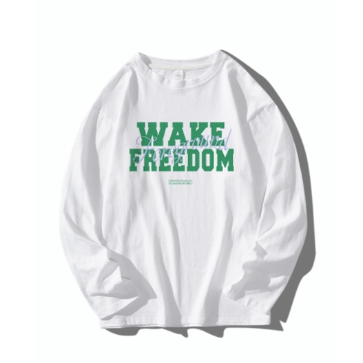 Áo SWEATER Nỉ Cổ Tròn Phong Cách WAKE FREEDOM Trẻ Trung, Nỉ Mịn Quảng Châu Hàng Cao Cấp Mix Đồ Hot Trend