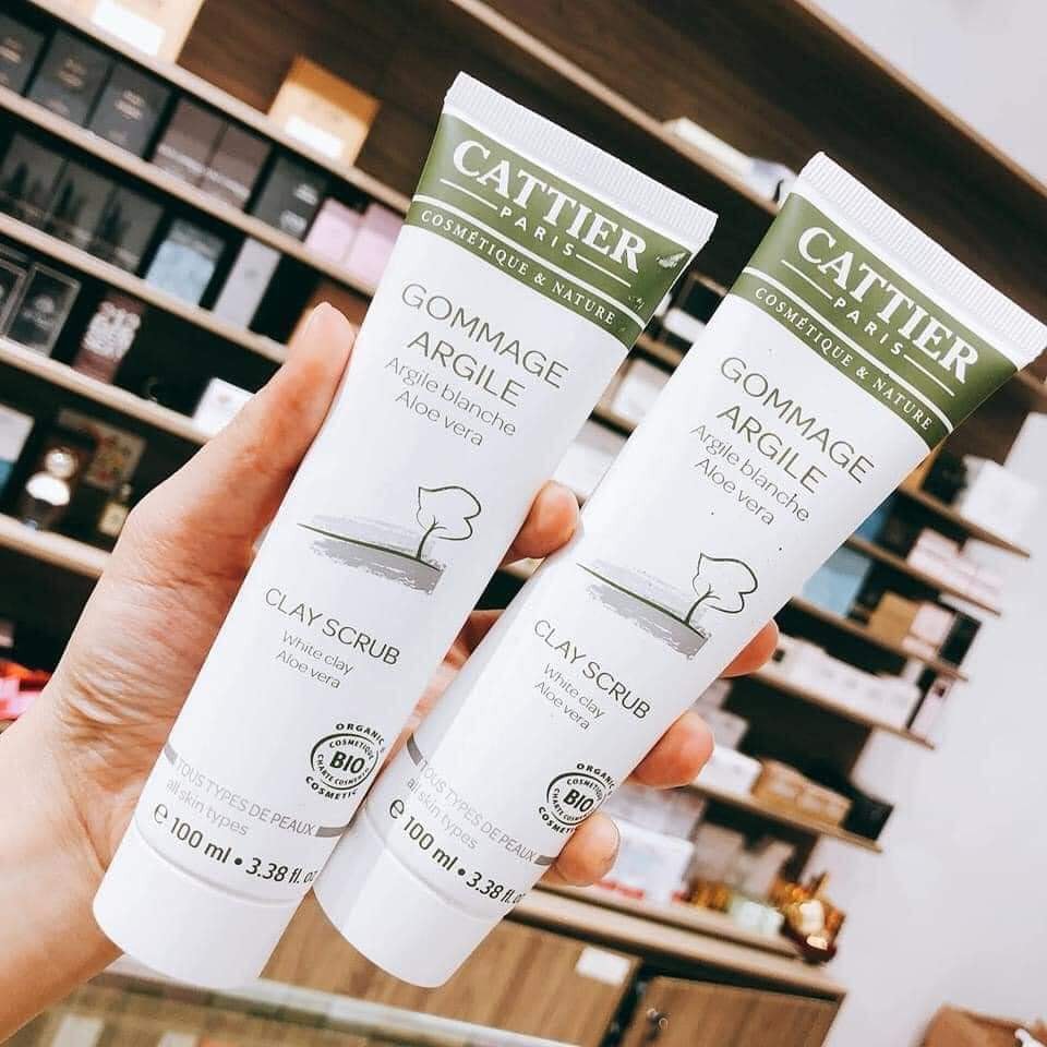 Tẩy Da Chết Cattier Clay Scrub 100mlFREESHIPNội Địa Pháp