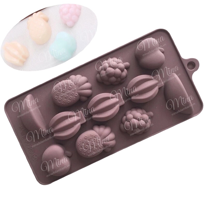 Khuôn Silicone Trái Cây