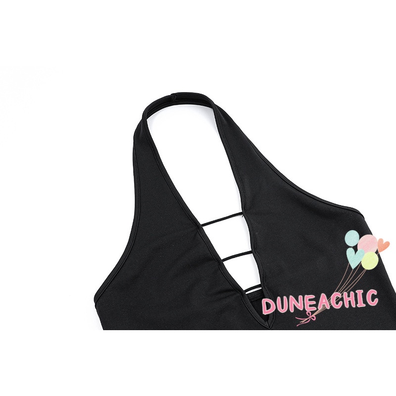 DUNEA Áo Tank Top Cổ Chữ V Khoét Sâu Gợi Cảm Cho Nữ