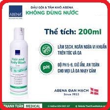 Dầu Gội tắm Khô Abena chăm sóc người bệnh, người già và phụ nữ sau sinh