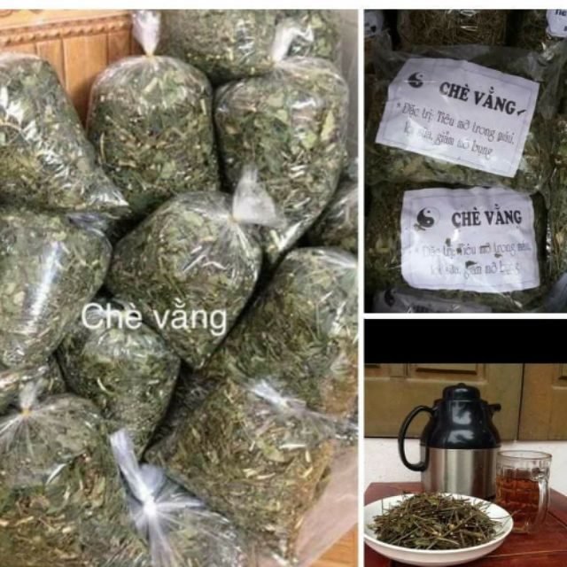 Chè vằng sẻ phơi khô xao vàng