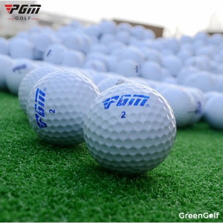 Set 10 bóng golf nhập khẩu chính hãng PGM/Bóng 3 lớp/Khả năng chịu lực tốt/Bóng dùng tập luyện tại nhà và lên sân