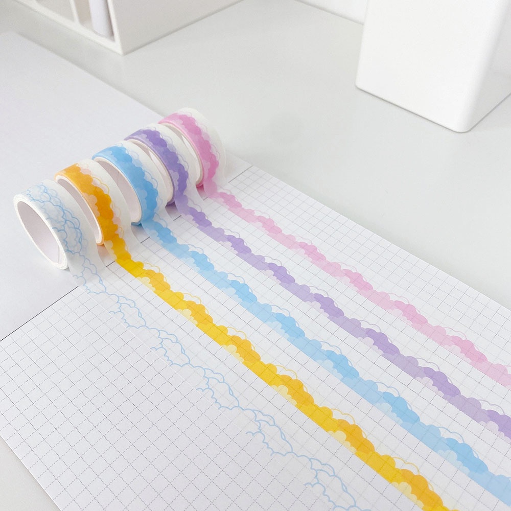 Washi Tape hoạ tiết phong cách Hàn Quốc trang trí sổ tay bullet journal
