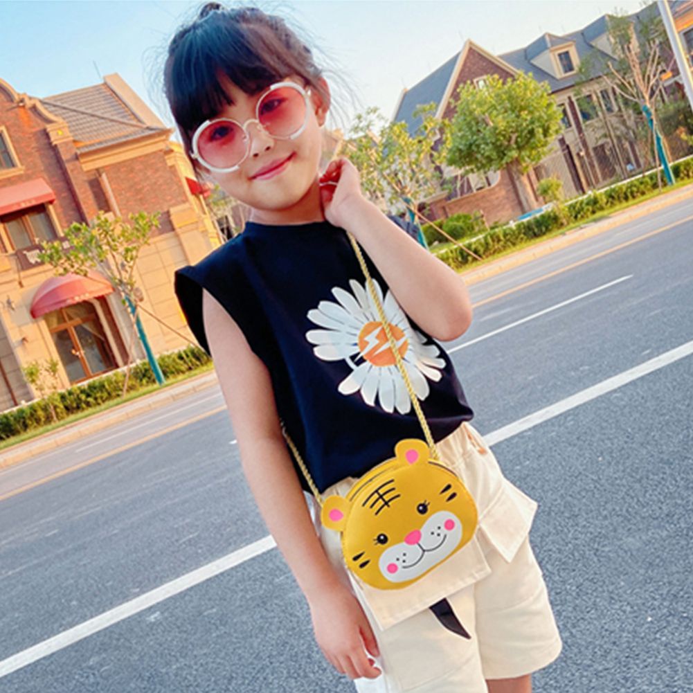 Túi đeo chéo hình động vật dễ thương nhiều màu sắc tuỳ chọn cho bé