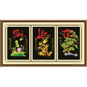 Tranh Đá Phúc Lộc Thọ 77573