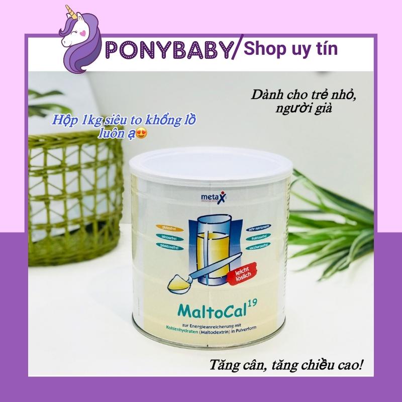 Sữa bột tăng cân Maltocal 19 nội địa Đức hộp 1kg, cho trẻ biếng ăn, suy dinh dưỡng, thấp còi, giúp tăng chiều cao