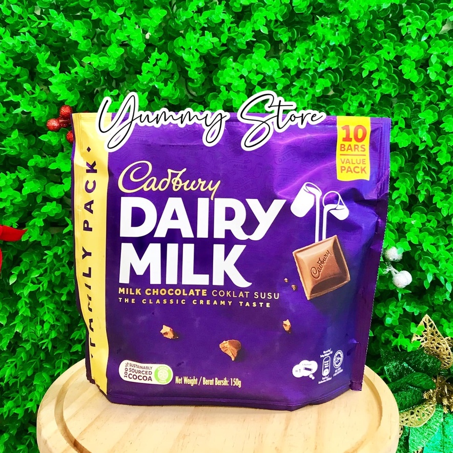Socola Cadbury Dairy Milk Family Pack Gói 150G