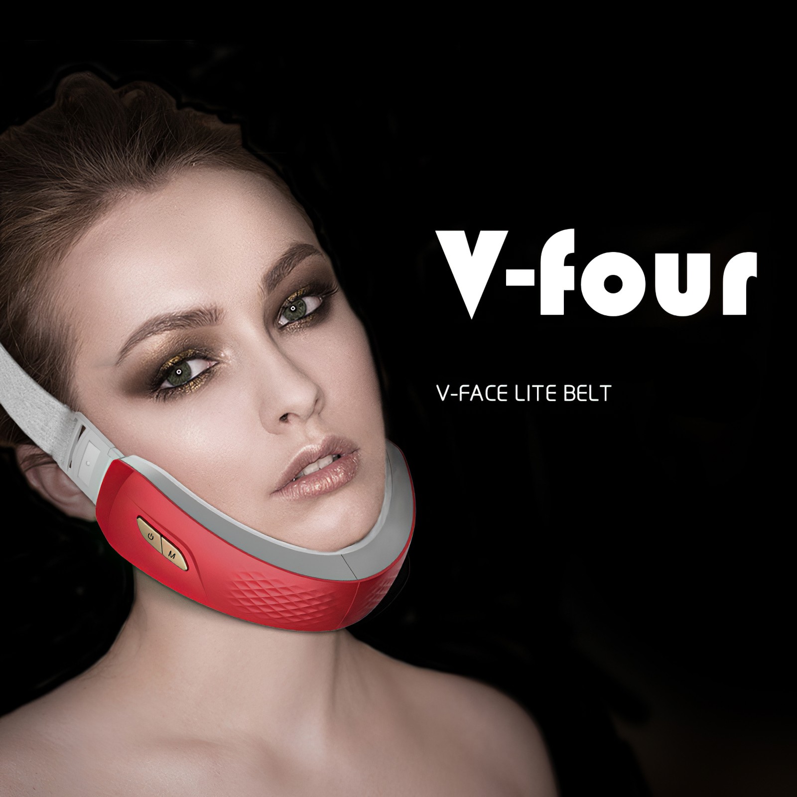 Ultrasonic Face Massage Device Slimming Belt Beauty Electric V Face Lifting Machine Vibration LED Light