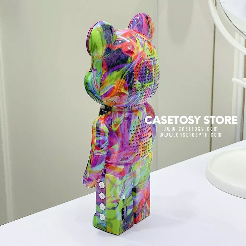 Loa Nghe Nhạc Bluetooth Cầm Tay TWS-LS02B Hình Gấu Bearbrick Loa Blutooth Di Động Không Dây Dễ Thương