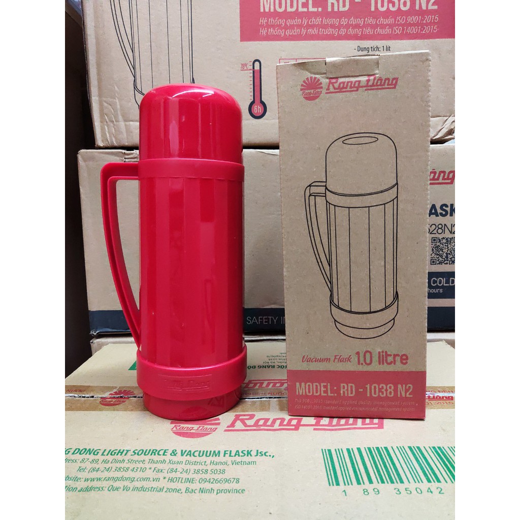 Phích Giữ Nhiệt Nóng,Lạnh 1Lít  RD 1038 N2 Chính Hãng Rạng Đông