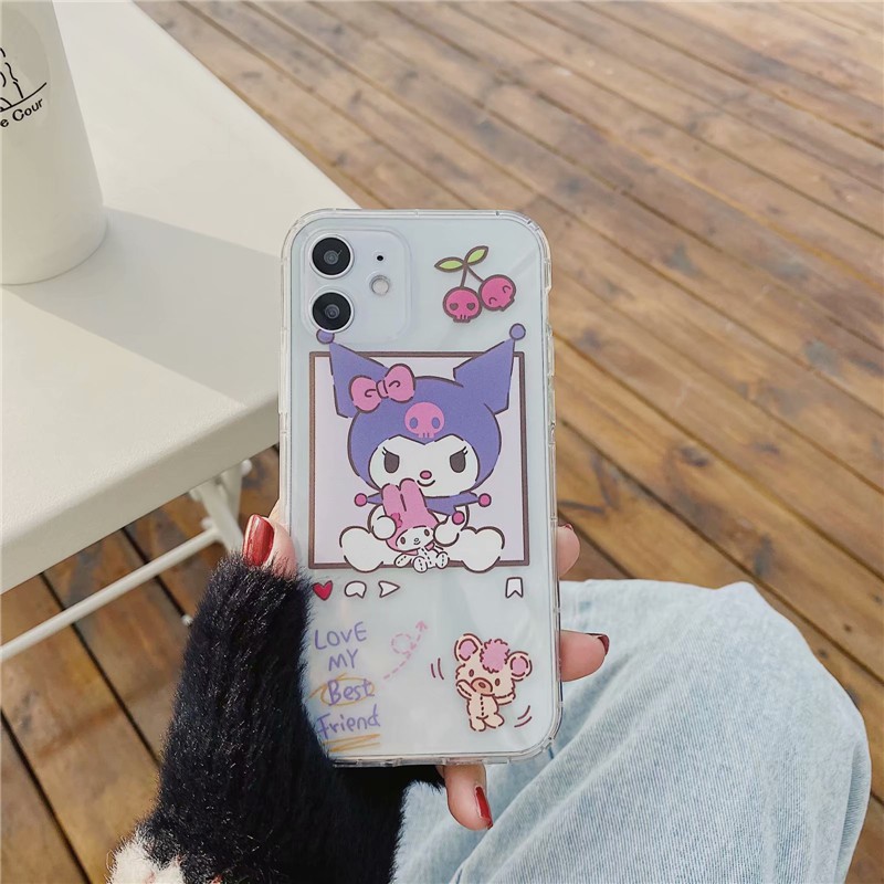 Ốp điện thoại mềm in hình melody thích hợp cho Iphone 12/13 Pro Max 7plus 8plus X Xr 11 Promax Xs Max Se2 I7 / 8
