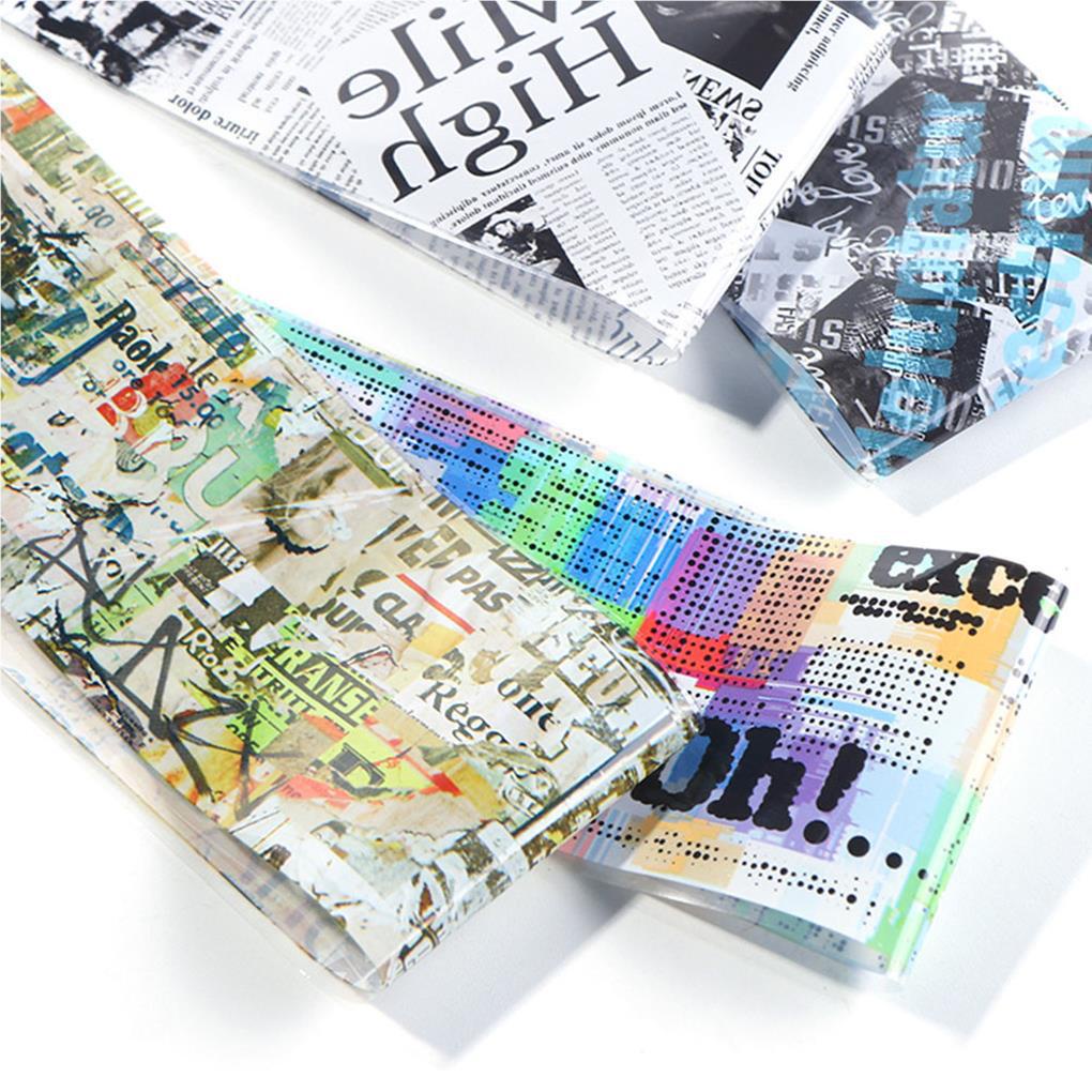 Set 10 Sticker Dán Móng Nghệ Thuật