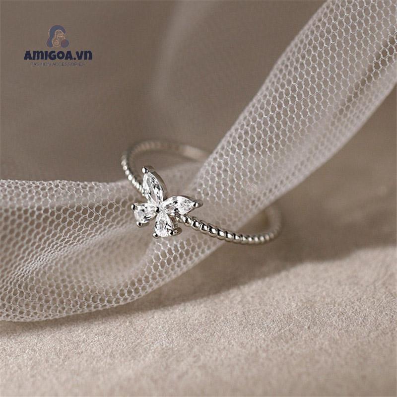 ✨✨Nhẫn bướm đính đá xinh bạc 925