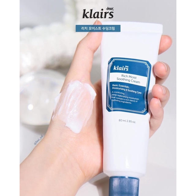 Dưỡng Da Klairs Rich Moist Soothing Serum / Cream